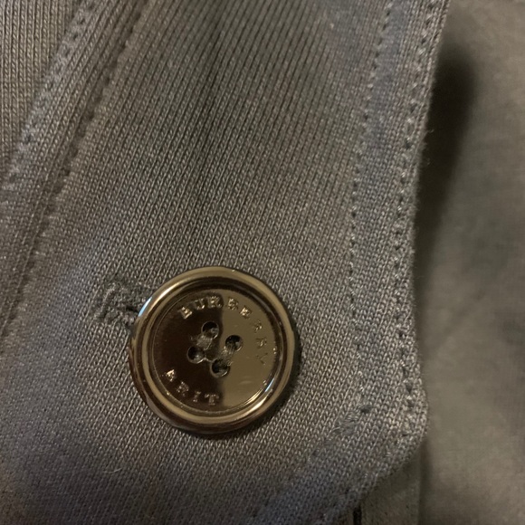 Burberry Zippered Hood Pea Coat - Navy - Picture 7 of 10